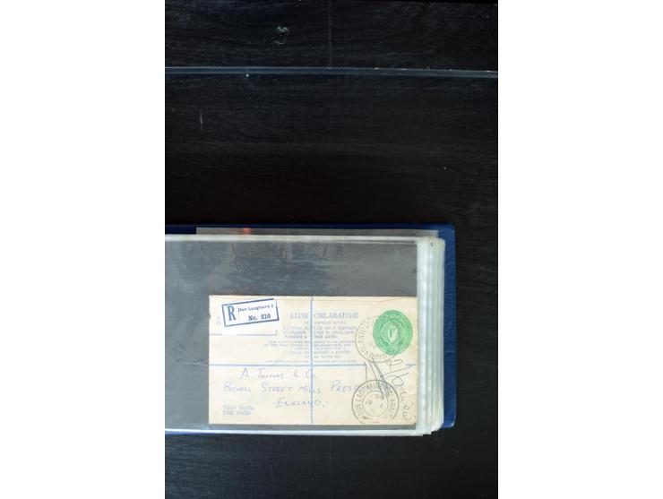 1840/1922, Ireland (GB used in Ireland), extensive specialized collection of GB Postal Stationery used in Ireland up to the T