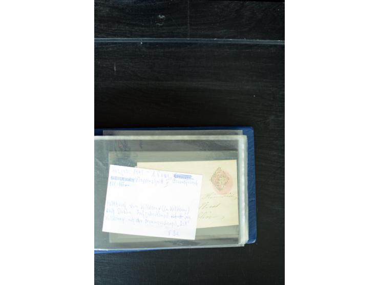 1840/1922, Ireland (GB used in Ireland), extensive specialized collection of GB Postal Stationery used in Ireland up to the T