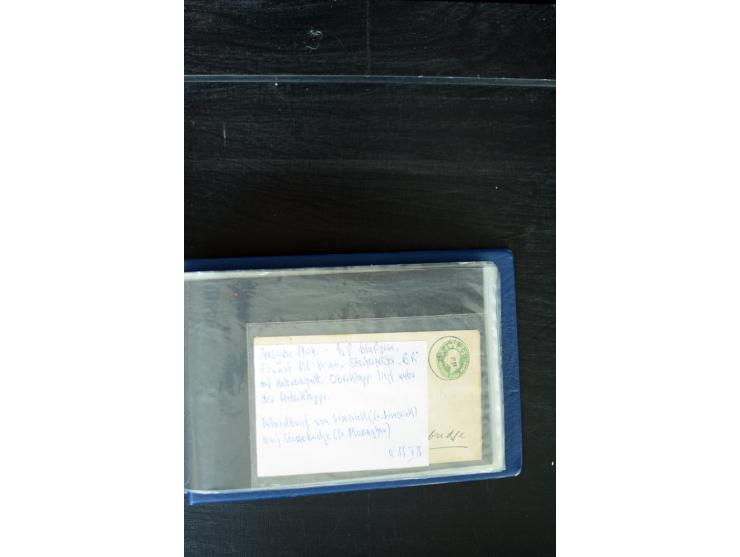 1840/1922, Ireland (GB used in Ireland), extensive specialized collection of GB Postal Stationery used in Ireland up to the T