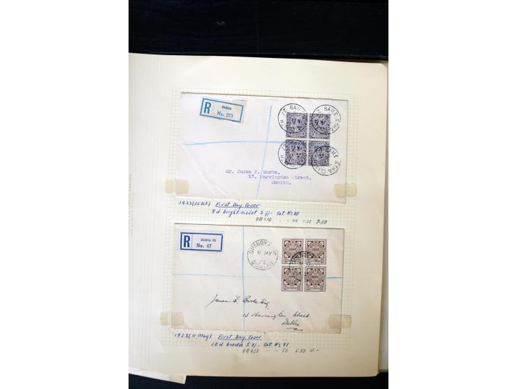 1922/60, 66 philatelistische Briefe der Aufdruckausgaben, oft R-Briefe, teils 4er-Block-Frankaturen; dabei auch16 'Sea horses