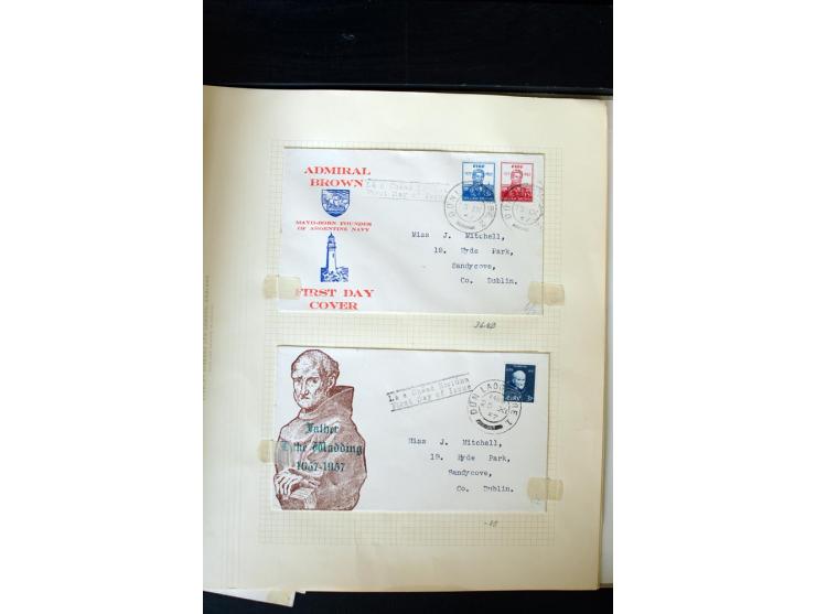 1922/60, 66 philatelistische Briefe der Aufdruckausgaben, oft R-Briefe, teils 4er-Block-Frankaturen; dabei auch16 'Sea horses