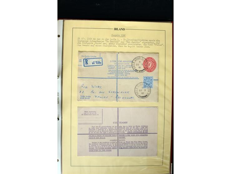 1924/94 Exhibition specialized collection of used Registered Envelopes incl. 5d emerald green Format F and G, 5d olive F and 