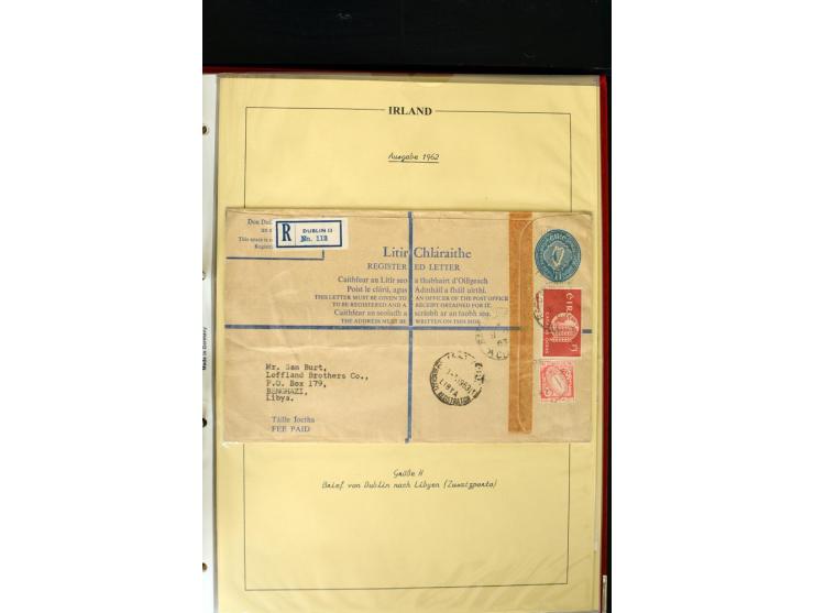 1924/94 Exhibition specialized collection of used Registered Envelopes incl. 5d emerald green Format F and G, 5d olive F and 