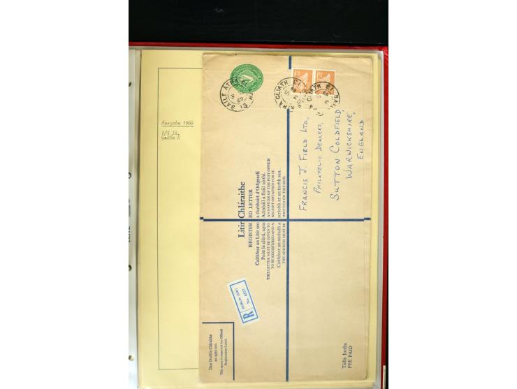1924/94 Exhibition specialized collection of used Registered Envelopes incl. 5d emerald green Format F and G, 5d olive F and 