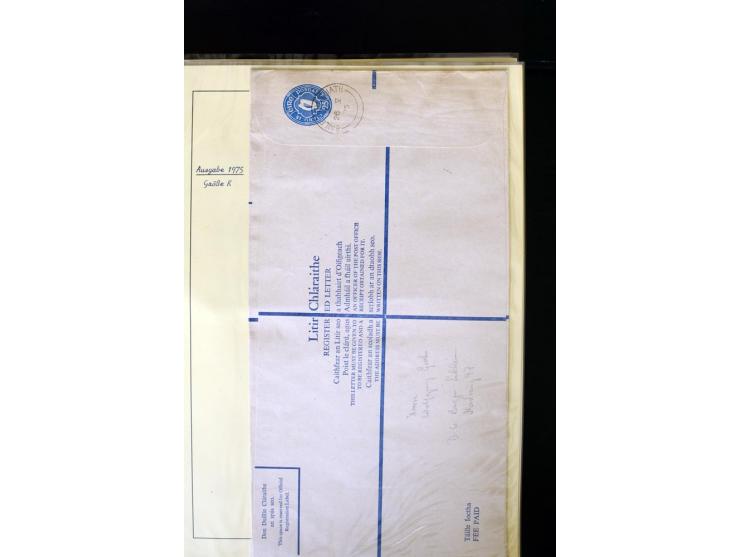 1924/94 Exhibition specialized collection of used Registered Envelopes incl. 5d emerald green Format F and G, 5d olive F and 