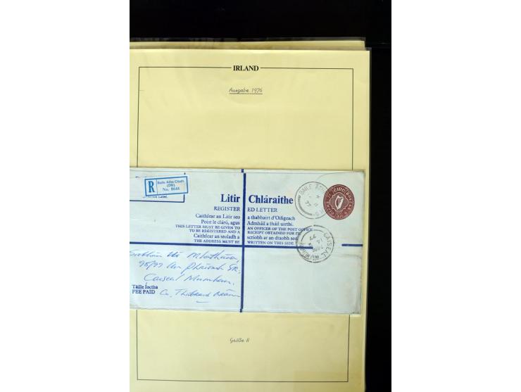 1924/94 Exhibition specialized collection of used Registered Envelopes incl. 5d emerald green Format F and G, 5d olive F and 