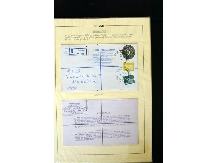 1924/94 Exhibition specialized collection of used Registered Envelopes incl. 5d emerald green Format F and G, 5d olive F and 