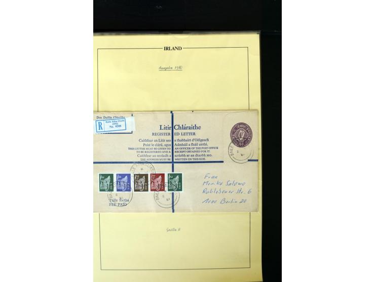 1924/94 Exhibition specialized collection of used Registered Envelopes incl. 5d emerald green Format F and G, 5d olive F and 