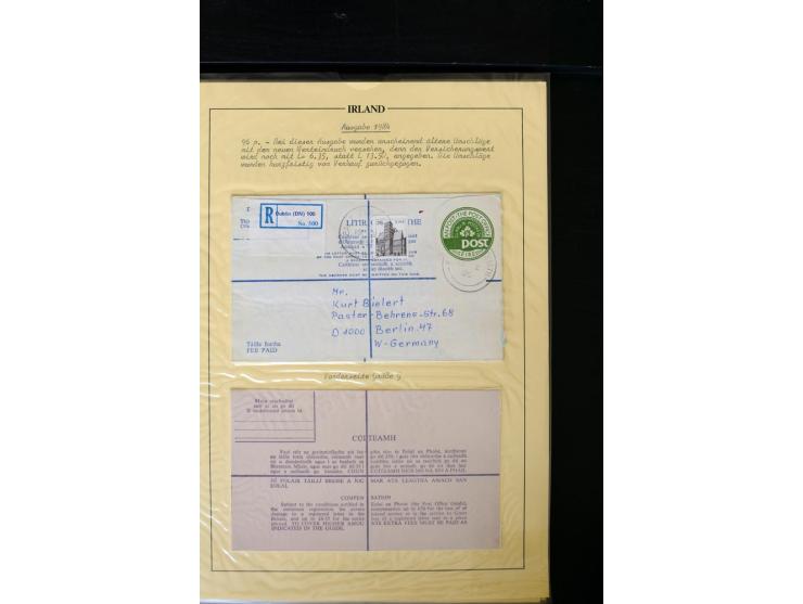 1924/94 Exhibition specialized collection of used Registered Envelopes incl. 5d emerald green Format F and G, 5d olive F and 