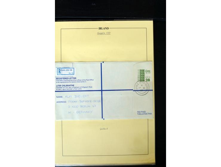 1924/94 Exhibition specialized collection of used Registered Envelopes incl. 5d emerald green Format F and G, 5d olive F and 