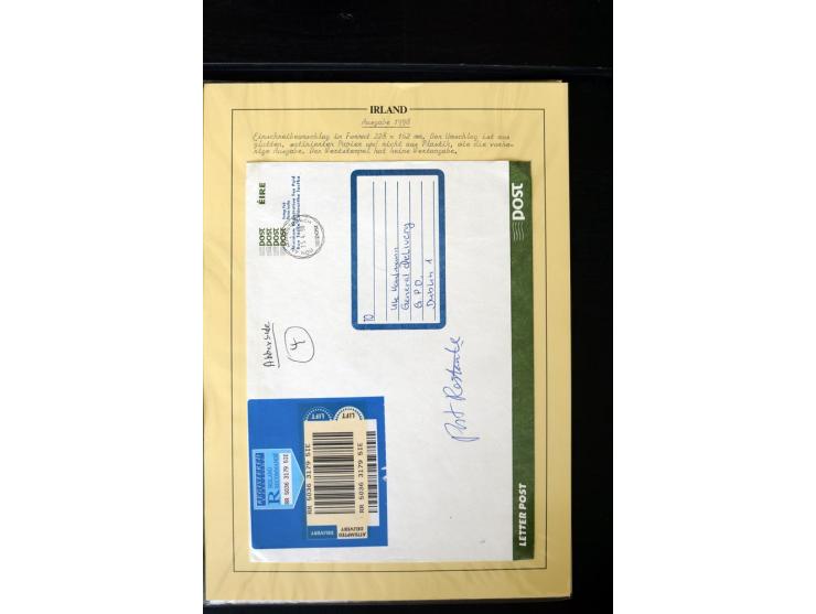 1924/94 Exhibition specialized collection of used Registered Envelopes incl. 5d emerald green Format F and G, 5d olive F and 