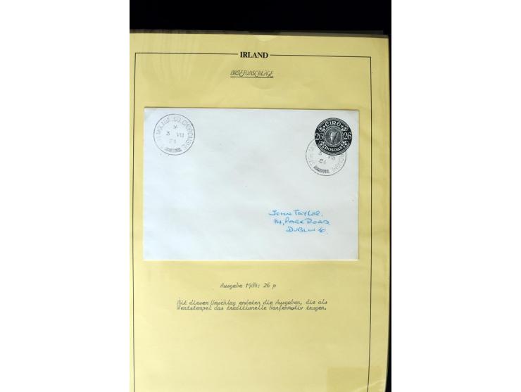 1924/91, Exhibition collection of used Postal Stationery, Envelopes with various sizes and knifecuts, with ½d(2) 2d(9), 2½d(2