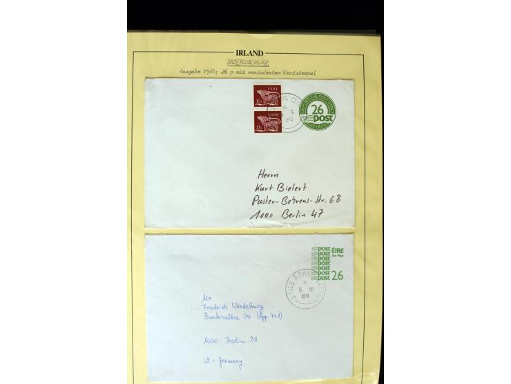 1924/91, Exhibition collection of used Postal Stationery, Envelopes with various sizes and knifecuts, with ½d(2) 2d(9), 2½d(2