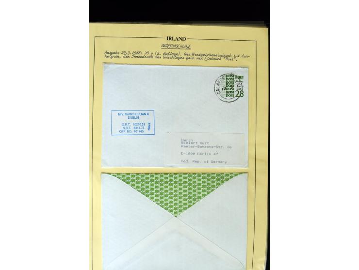 1924/91, Exhibition collection of used Postal Stationery, Envelopes with various sizes and knifecuts, with ½d(2) 2d(9), 2½d(2