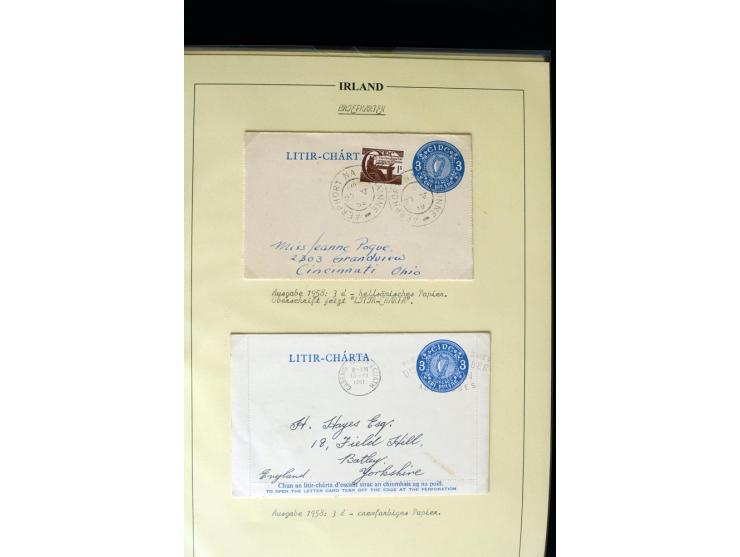 1924/91, Exhibition collection of used Postal Stationery, Envelopes with various sizes and knifecuts, with ½d(2) 2d(9), 2½d(2