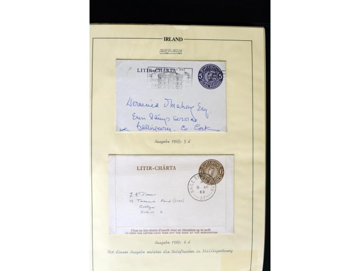 1924/91, Exhibition collection of used Postal Stationery, Envelopes with various sizes and knifecuts, with ½d(2) 2d(9), 2½d(2