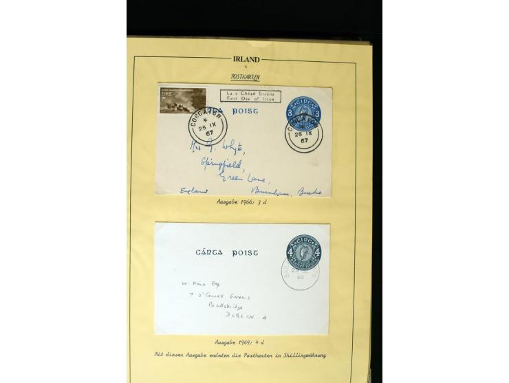 1924/91, Exhibition collection of used Postal Stationery, Envelopes with various sizes and knifecuts, with ½d(2) 2d(9), 2½d(2