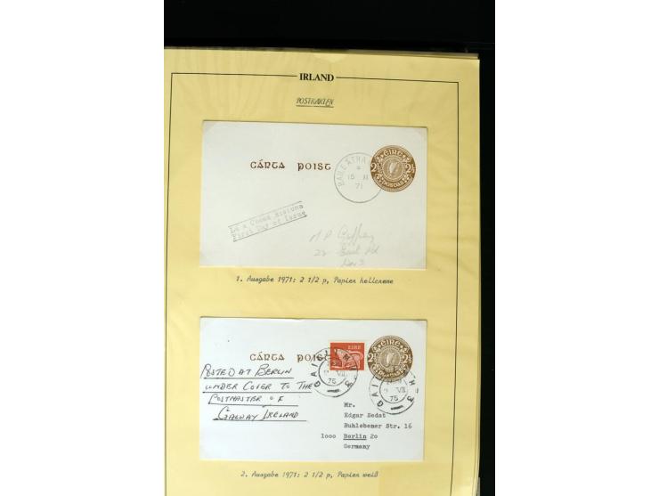 1924/91, Exhibition collection of used Postal Stationery, Envelopes with various sizes and knifecuts, with ½d(2) 2d(9), 2½d(2