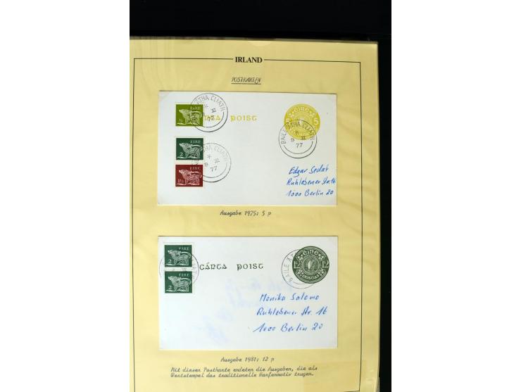 1924/91, Exhibition collection of used Postal Stationery, Envelopes with various sizes and knifecuts, with ½d(2) 2d(9), 2½d(2