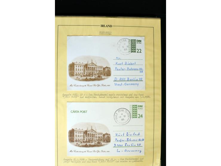 1924/91, Exhibition collection of used Postal Stationery, Envelopes with various sizes and knifecuts, with ½d(2) 2d(9), 2½d(2