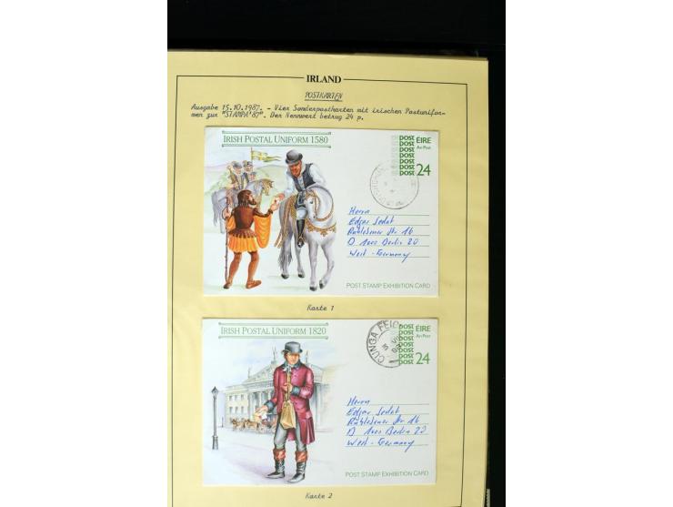 1924/91, Exhibition collection of used Postal Stationery, Envelopes with various sizes and knifecuts, with ½d(2) 2d(9), 2½d(2