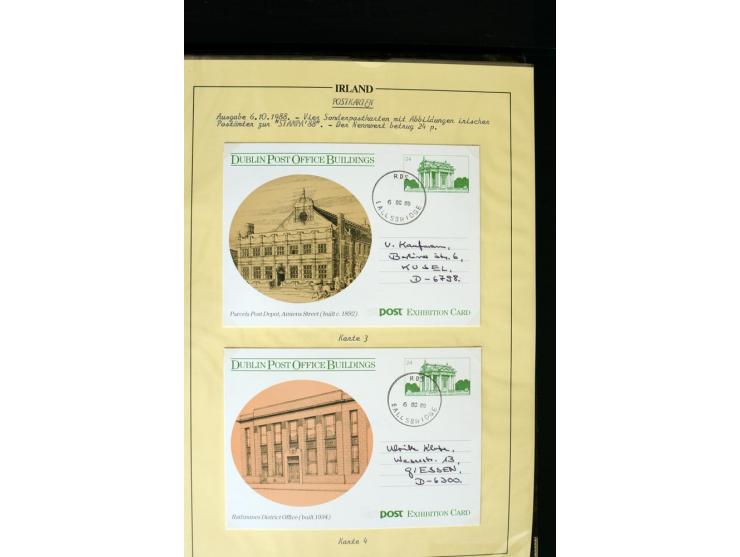 1924/91, Exhibition collection of used Postal Stationery, Envelopes with various sizes and knifecuts, with ½d(2) 2d(9), 2½d(2