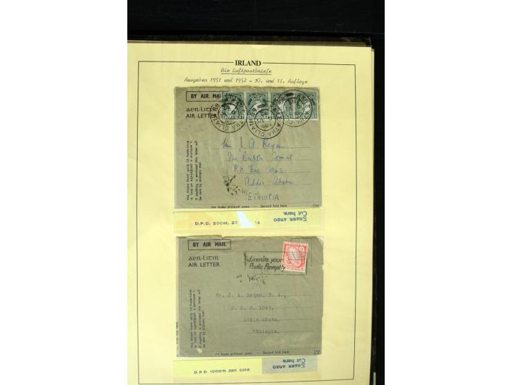 1924/91, Exhibition collection of used Postal Stationery, Envelopes with various sizes and knifecuts, with ½d(2) 2d(9), 2½d(2