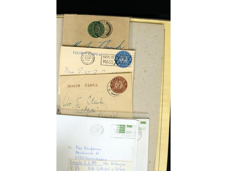 1924/91, Exhibition collection of used Postal Stationery, Envelopes with various sizes and knifecuts, with ½d(2) 2d(9), 2½d(2