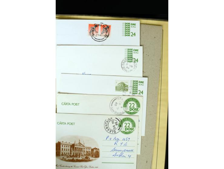 1924/91, Exhibition collection of used Postal Stationery, Envelopes with various sizes and knifecuts, with ½d(2) 2d(9), 2½d(2
