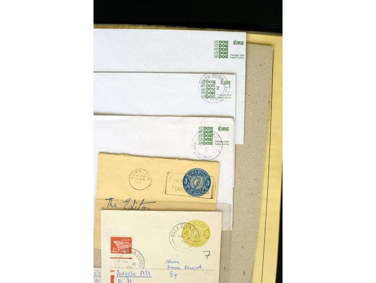 1924/91, Exhibition collection of used Postal Stationery, Envelopes with various sizes and knifecuts, with ½d(2) 2d(9), 2½d(2
