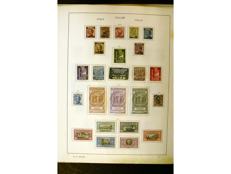 1852/1942, schöne ungebrauchte und gestempelte Sammlung beginnend mit einem guten Teil Altitalienische Staaten, danach mit vi
