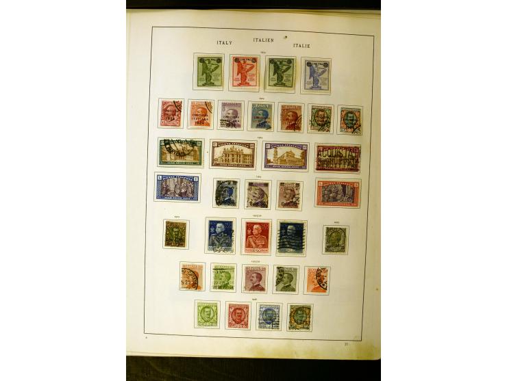 1852/1942, schöne ungebrauchte und gestempelte Sammlung beginnend mit einem guten Teil Altitalienische Staaten, danach mit vi
