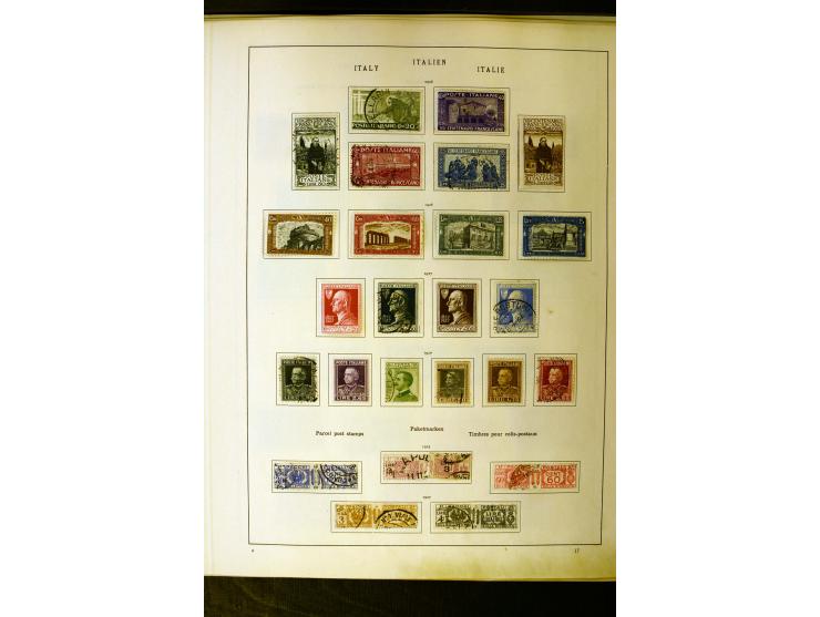 1852/1942, schöne ungebrauchte und gestempelte Sammlung beginnend mit einem guten Teil Altitalienische Staaten, danach mit vi