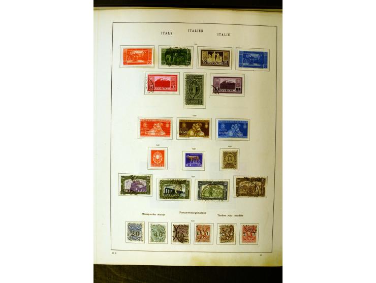1852/1942, schöne ungebrauchte und gestempelte Sammlung beginnend mit einem guten Teil Altitalienische Staaten, danach mit vi