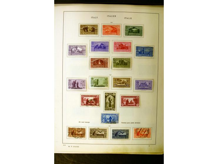 1852/1942, schöne ungebrauchte und gestempelte Sammlung beginnend mit einem guten Teil Altitalienische Staaten, danach mit vi
