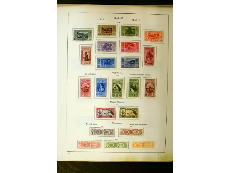 1852/1942, schöne ungebrauchte und gestempelte Sammlung beginnend mit einem guten Teil Altitalienische Staaten, danach mit vi