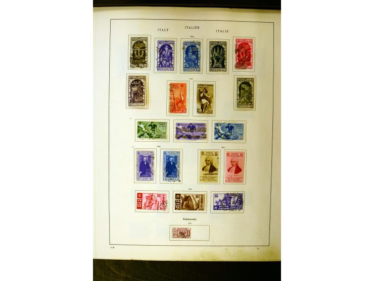 1852/1942, schöne ungebrauchte und gestempelte Sammlung beginnend mit einem guten Teil Altitalienische Staaten, danach mit vi