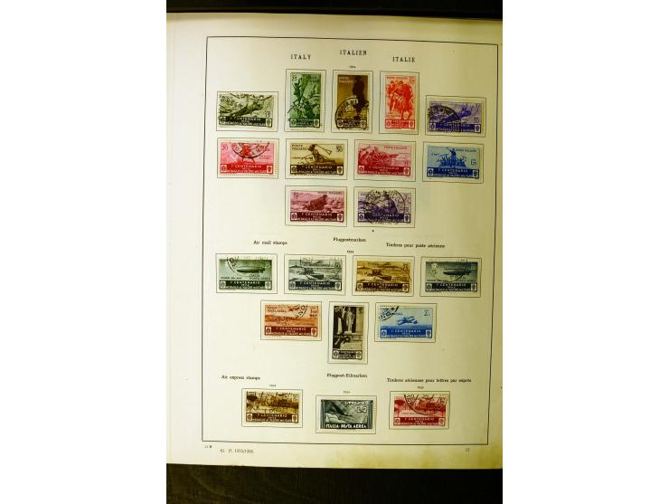 1852/1942, schöne ungebrauchte und gestempelte Sammlung beginnend mit einem guten Teil Altitalienische Staaten, danach mit vi