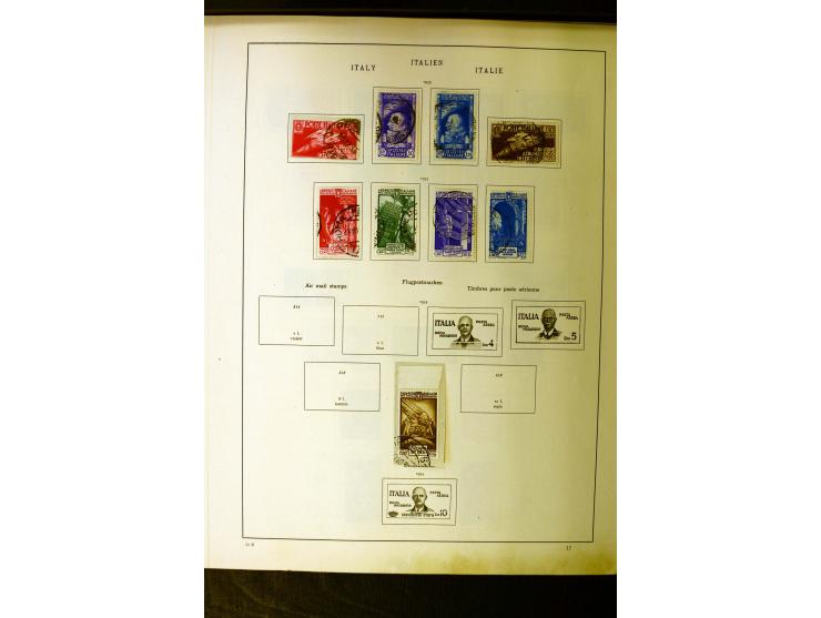 1852/1942, schöne ungebrauchte und gestempelte Sammlung beginnend mit einem guten Teil Altitalienische Staaten, danach mit vi