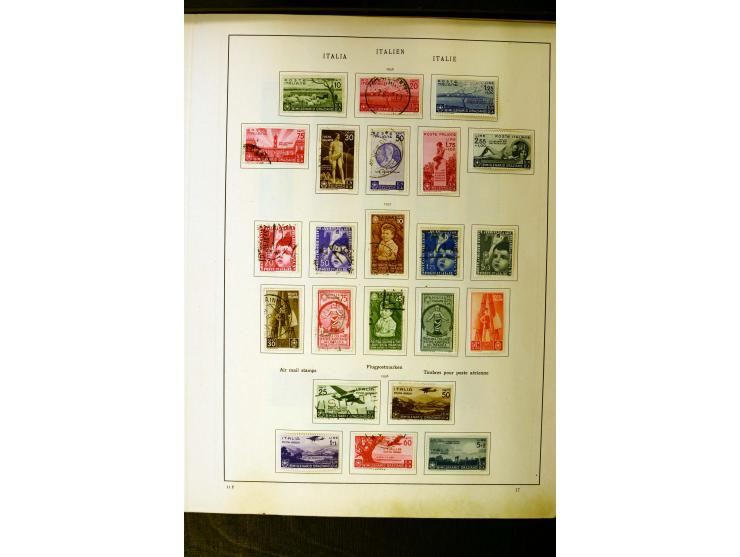 1852/1942, schöne ungebrauchte und gestempelte Sammlung beginnend mit einem guten Teil Altitalienische Staaten, danach mit vi
