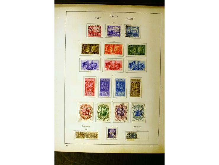 1852/1942, schöne ungebrauchte und gestempelte Sammlung beginnend mit einem guten Teil Altitalienische Staaten, danach mit vi