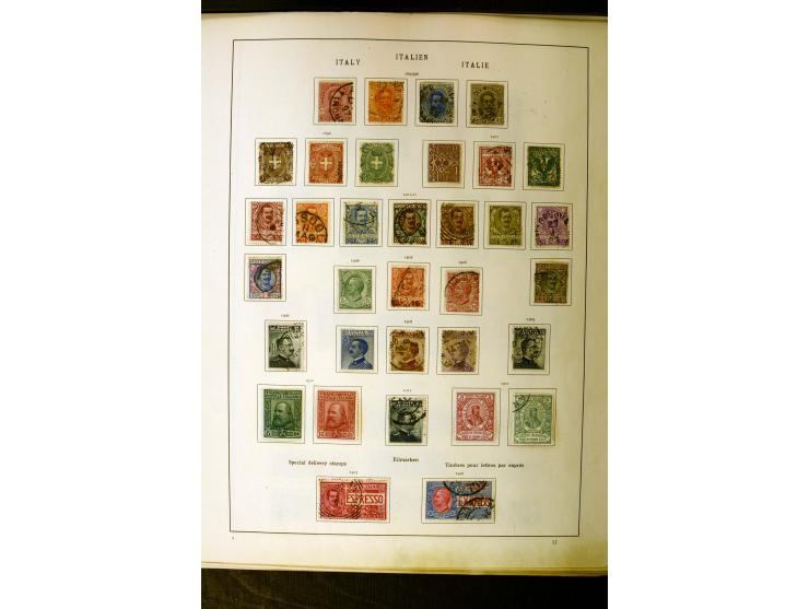 1852/1942, schöne ungebrauchte und gestempelte Sammlung beginnend mit einem guten Teil Altitalienische Staaten, danach mit vi