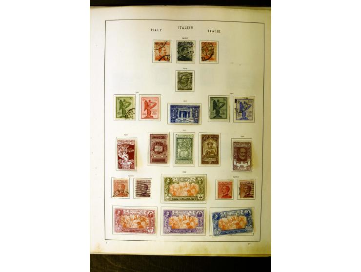 1852/1942, schöne ungebrauchte und gestempelte Sammlung beginnend mit einem guten Teil Altitalienische Staaten, danach mit vi