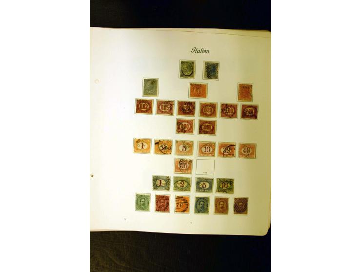 1861/1959, postfrische, ungebrauchte und gestempelte Sammlung mit u.a. Mi.-Nr. 97-98, 153-56, 361, 445-46, 74j8-60, Dienst Mi