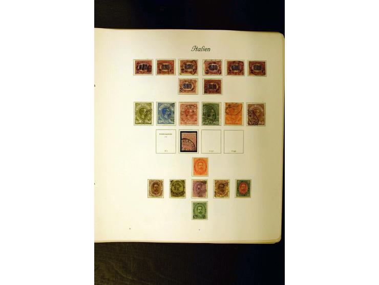1861/1959, postfrische, ungebrauchte und gestempelte Sammlung mit u.a. Mi.-Nr. 97-98, 153-56, 361, 445-46, 74j8-60, Dienst Mi