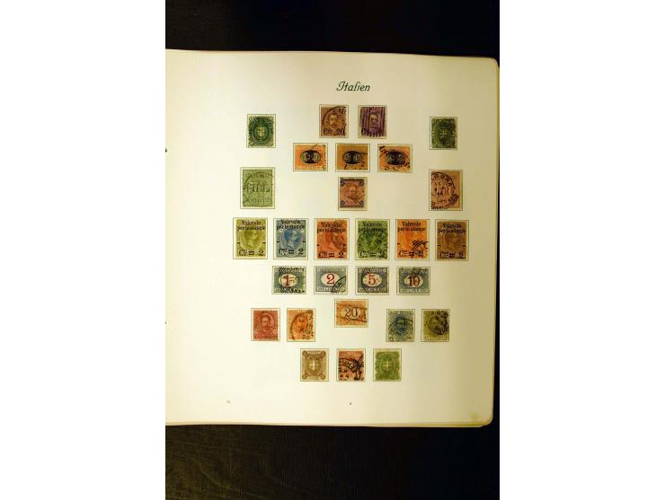 1861/1959, postfrische, ungebrauchte und gestempelte Sammlung mit u.a. Mi.-Nr. 97-98, 153-56, 361, 445-46, 74j8-60, Dienst Mi