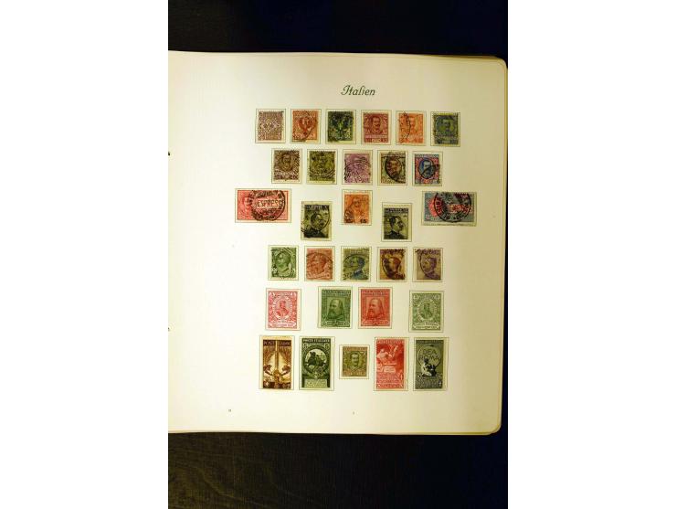 1861/1959, postfrische, ungebrauchte und gestempelte Sammlung mit u.a. Mi.-Nr. 97-98, 153-56, 361, 445-46, 74j8-60, Dienst Mi