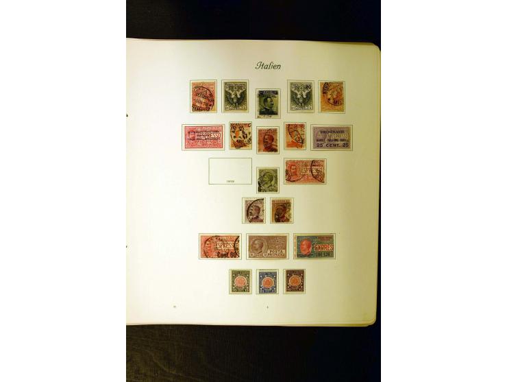 1861/1959, postfrische, ungebrauchte und gestempelte Sammlung mit u.a. Mi.-Nr. 97-98, 153-56, 361, 445-46, 74j8-60, Dienst Mi
