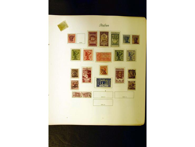 1861/1959, postfrische, ungebrauchte und gestempelte Sammlung mit u.a. Mi.-Nr. 97-98, 153-56, 361, 445-46, 74j8-60, Dienst Mi