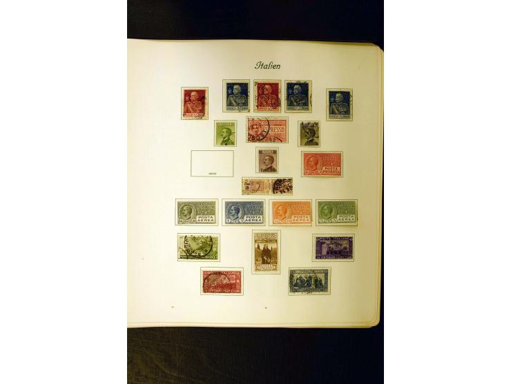 1861/1959, postfrische, ungebrauchte und gestempelte Sammlung mit u.a. Mi.-Nr. 97-98, 153-56, 361, 445-46, 74j8-60, Dienst Mi